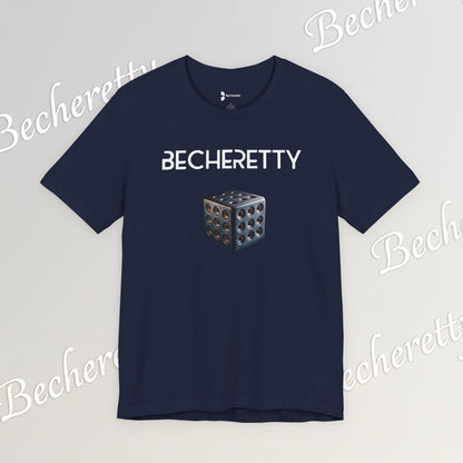 Becheretty Cube T-Shirt – Minimalist Geometric Graphic Art Expression - Casual wear - Gamers Gift