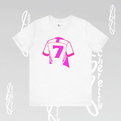 Soccer T-Shirt Number 7 - Art Minimalist Graphic Becheretty - New style of t-shirt for soccer fans, casual wear