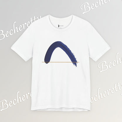 The Horizon Arc | Minimalist Brushstroke Tee - Art Graphic Becheretty - Exclusive series focused on clean, intentional art.