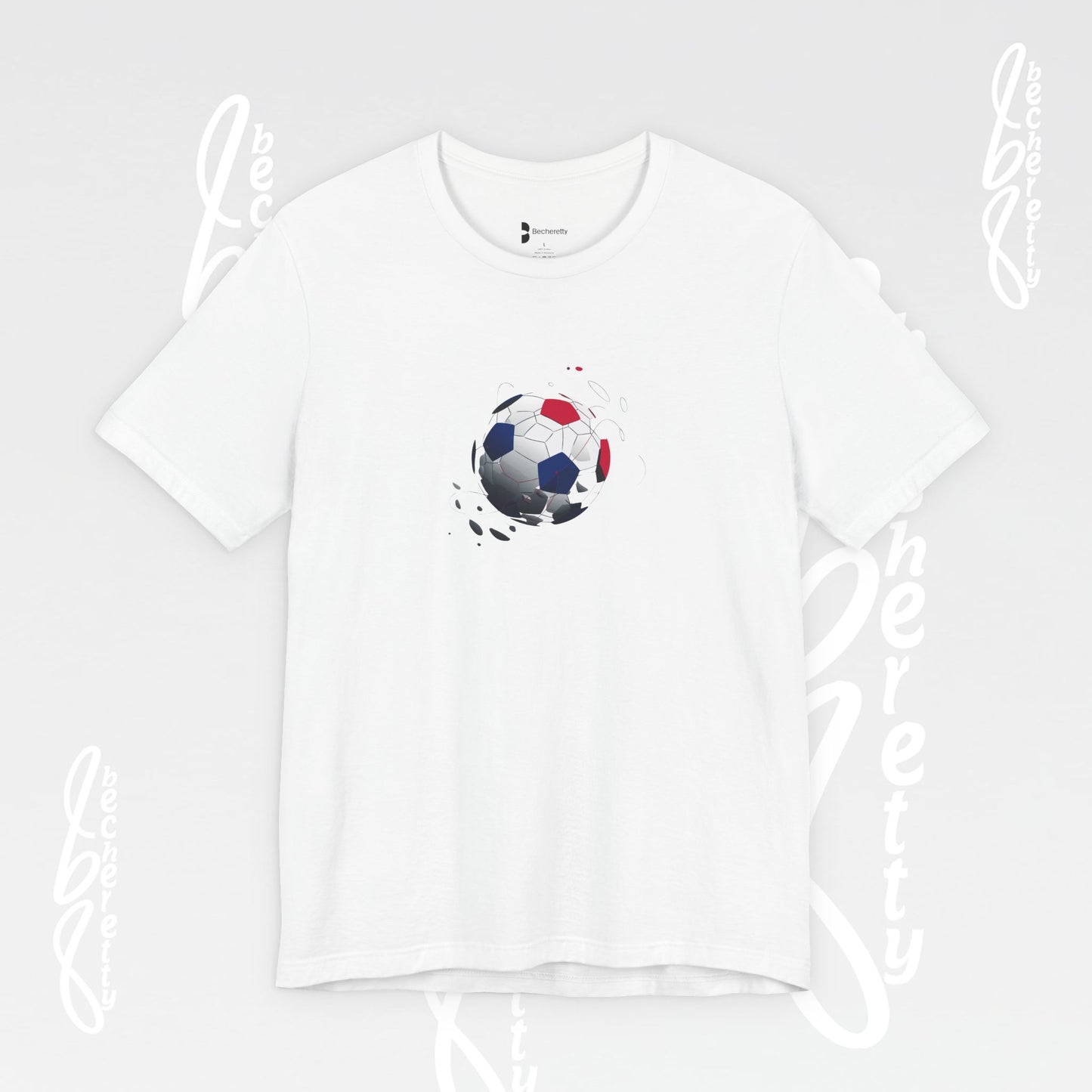 Soccer Ball Graphic Tee — Artistic Minimalist Design Becheretty - Enthusiastic Fans - Match Day