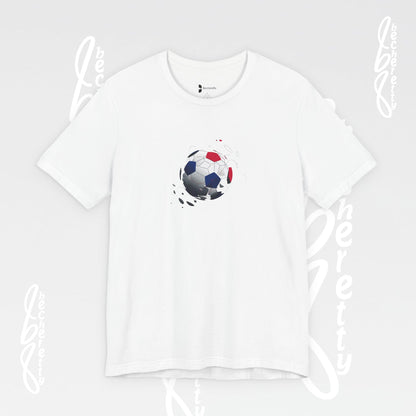 Soccer Ball Graphic Tee — Artistic Minimalist Design Becheretty - Enthusiastic Fans - Match Day