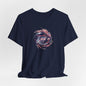 Graphic Art t-Shirt "Spiral Galaxy" - Abstract Cosmic Swirl Tee - Unique Design - Special Gift for Art Lovers