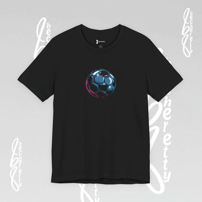 Artistic Soccer Ball T-Shirt - Becheretty Art Graphic - Active Lifestyle / Casual Wear