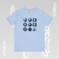 Graphic "Abstract Geometrics" T-Shirt Becheretty - Short Sleeve - Art Minimalist - Casual Wear