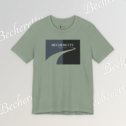 The Way Forward | Minimalist Cubist Graphic Tee Becheretty - Casual Wear, Gift Idea, Streetwear, Everyday Comfort