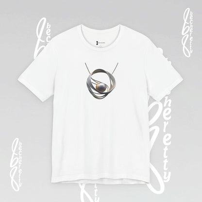 Modern Design "Necklace" Graphic T-Shirt Becheretty - Trendy Outfits, Casual Wear - Gift for Art Lovers - Unique Style