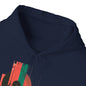 The Vinyl Echo "DJ" Hoodie - Art Graphic Becheretty - The classic vinyl record through a lens of modern geometry