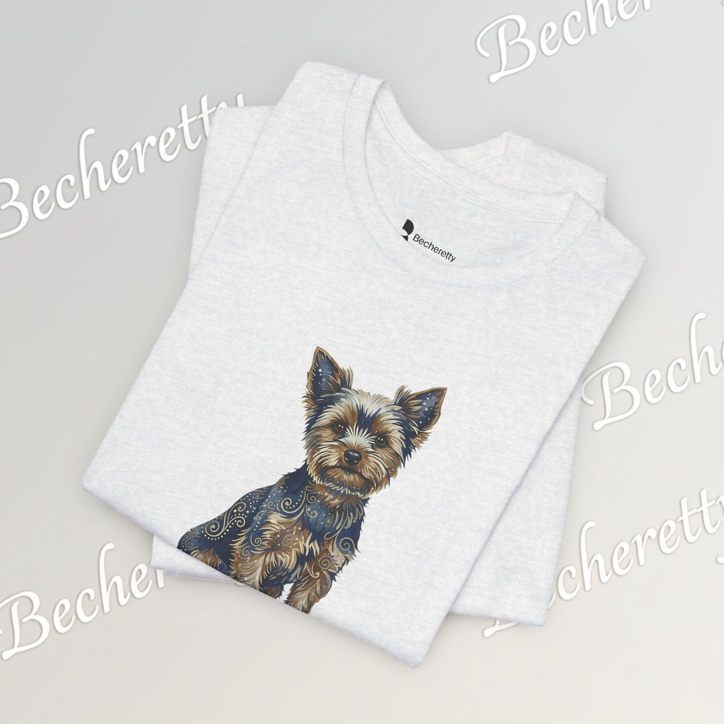 Yorkie T'Shirt - Art Graphic Becheretty - Perfect gift for Pets Lovers - Casual Wear
