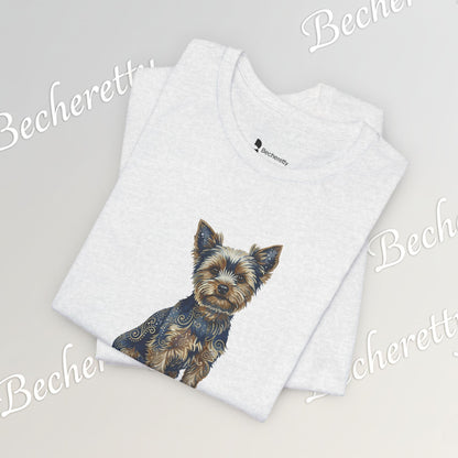 Yorkie T'Shirt - Art Graphic Becheretty - Perfect gift for Pets Lovers - Casual Wear