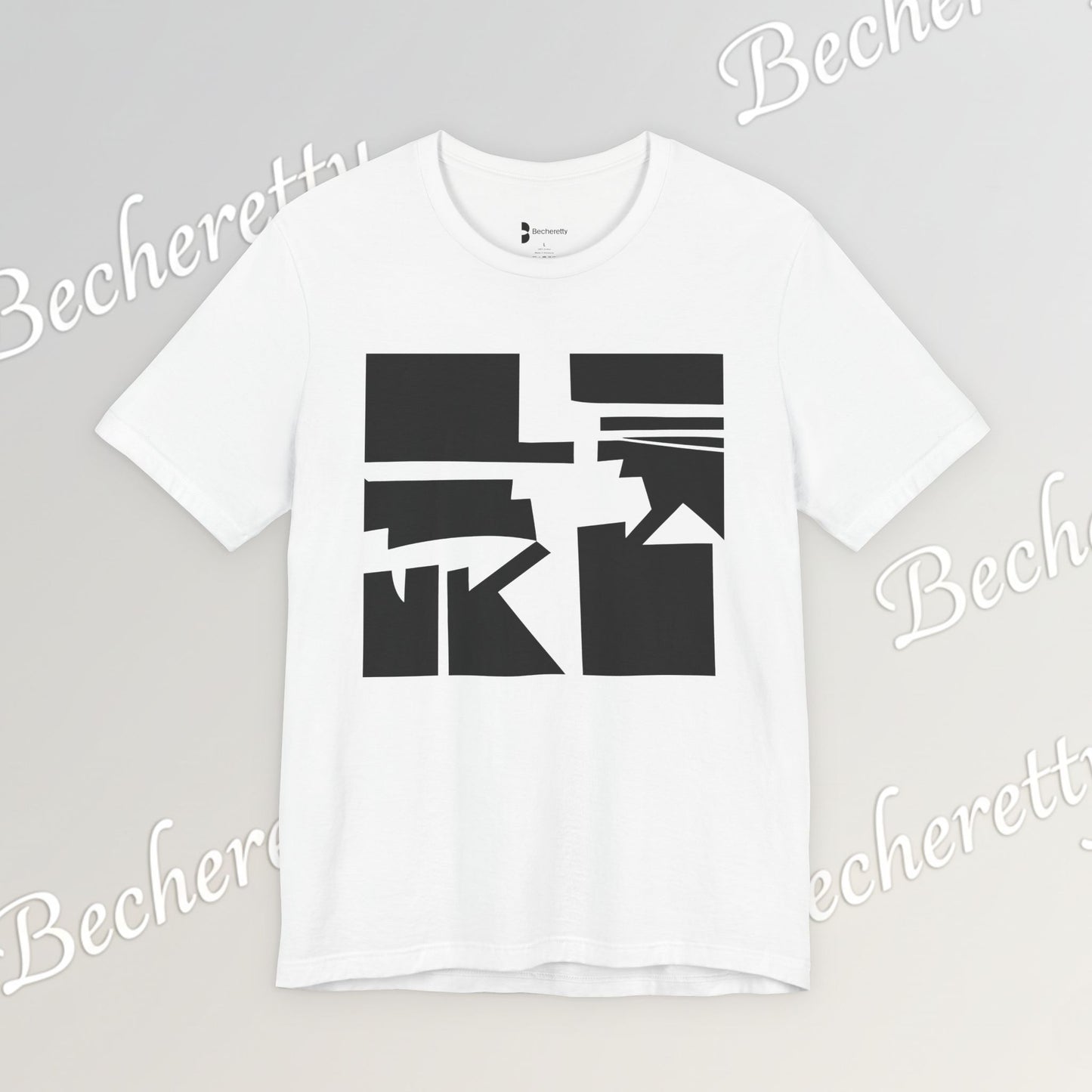 Abstract Graphic Art T-Shirt - Becheretty - Casual Wear - Gift for Art Lovers - Modern Artwork Apparel