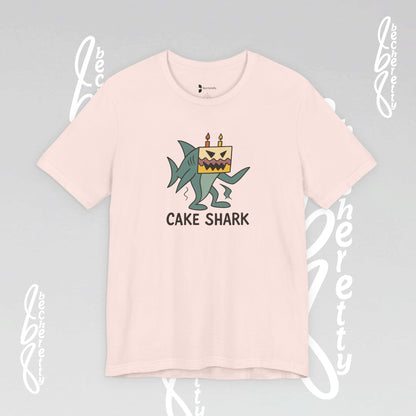 Cake Shark Tee - Designed by a 10-Year-Old - Celebrate Neurodiversity - Casual Wear