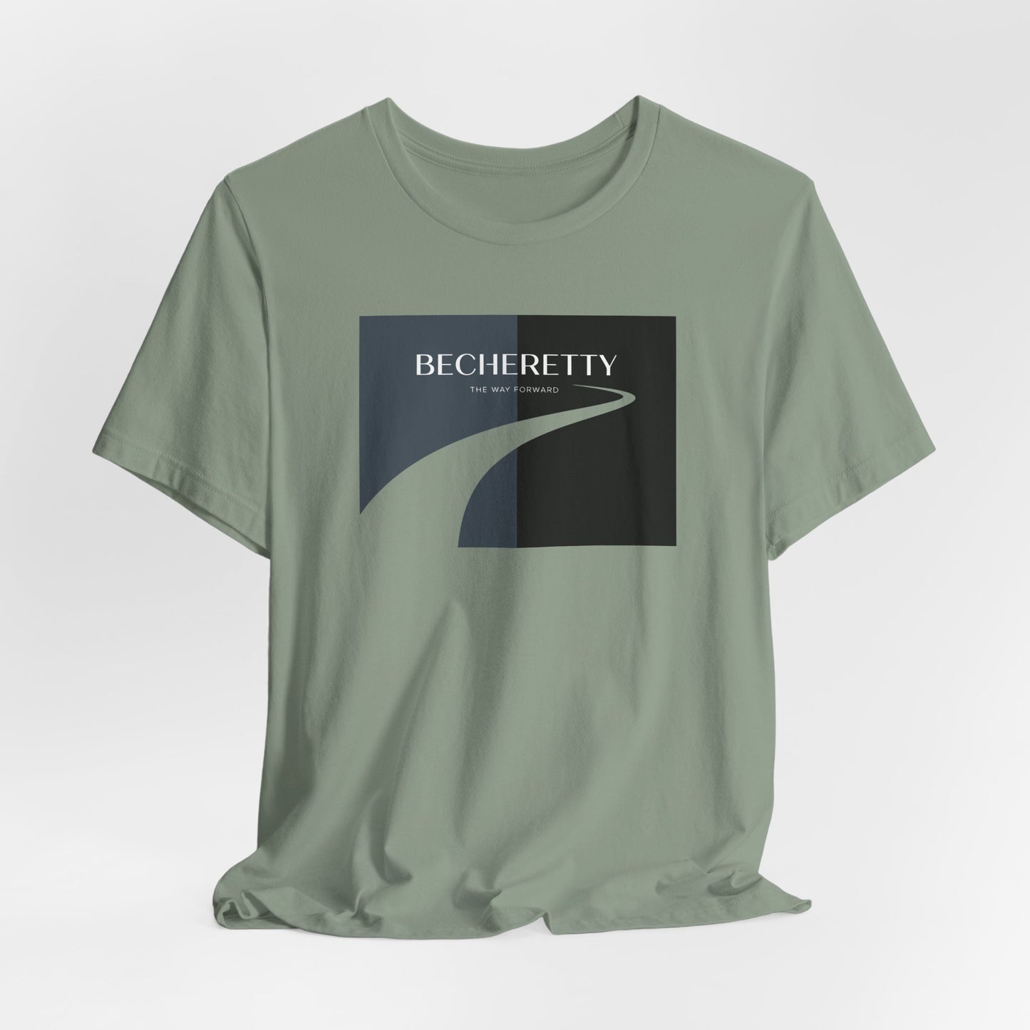 The Way Forward | Minimalist Cubist Graphic Tee Becheretty - Casual Wear, Gift Idea, Streetwear, Everyday Comfort