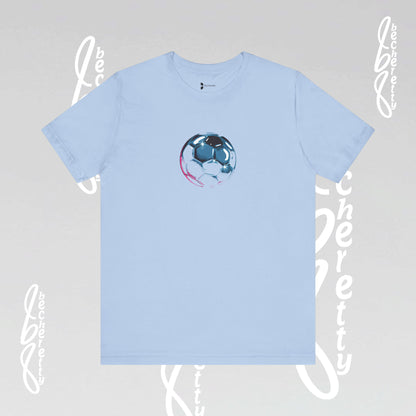 Artistic Soccer Ball T-Shirt - Becheretty Art Graphic - Active Lifestyle / Casual Wear
