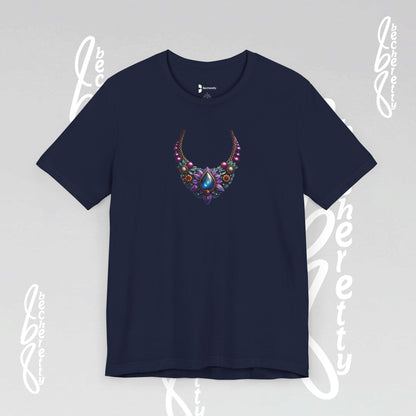 Colorful Necklace Design - Bohemian Inspire - Short Sleeve T'Shirt - Perfect gift for women