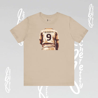 Soccer T-shirt Number 9 - Graphic Becheretty - Perfect Gift for Soccer Fans - Game Day, Casual Wear