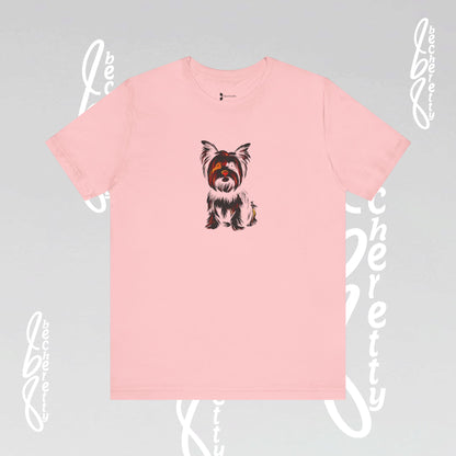 Yorkie Graphic T'Shirt Becheretty - Perfect gift for Pets Lovers - Casual Wear