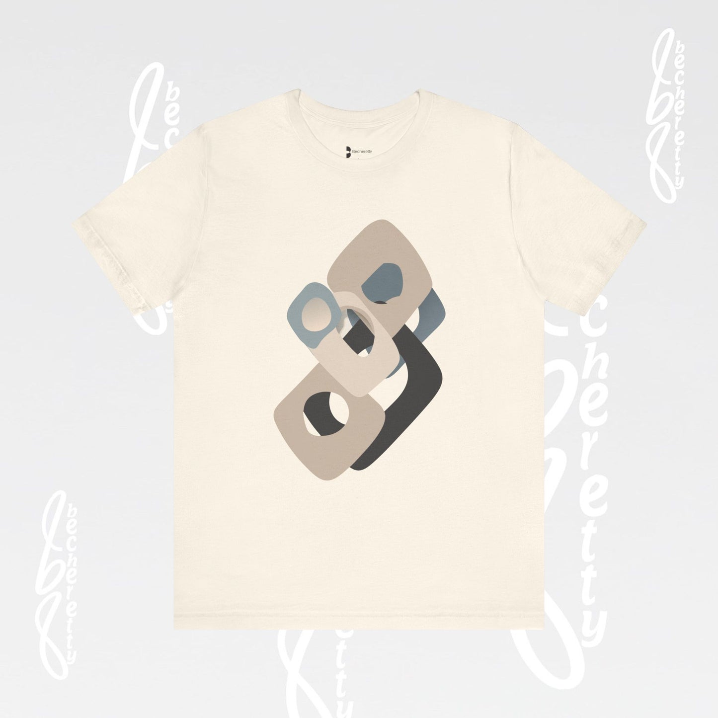 Flow Graphic Tee - Becheretty Minimalist Design - Perfect for art enthusiasts - Stylish Casual Wear