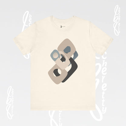 Flow Graphic Tee - Becheretty Minimalist Design - Perfect for art enthusiasts - Stylish Casual Wear