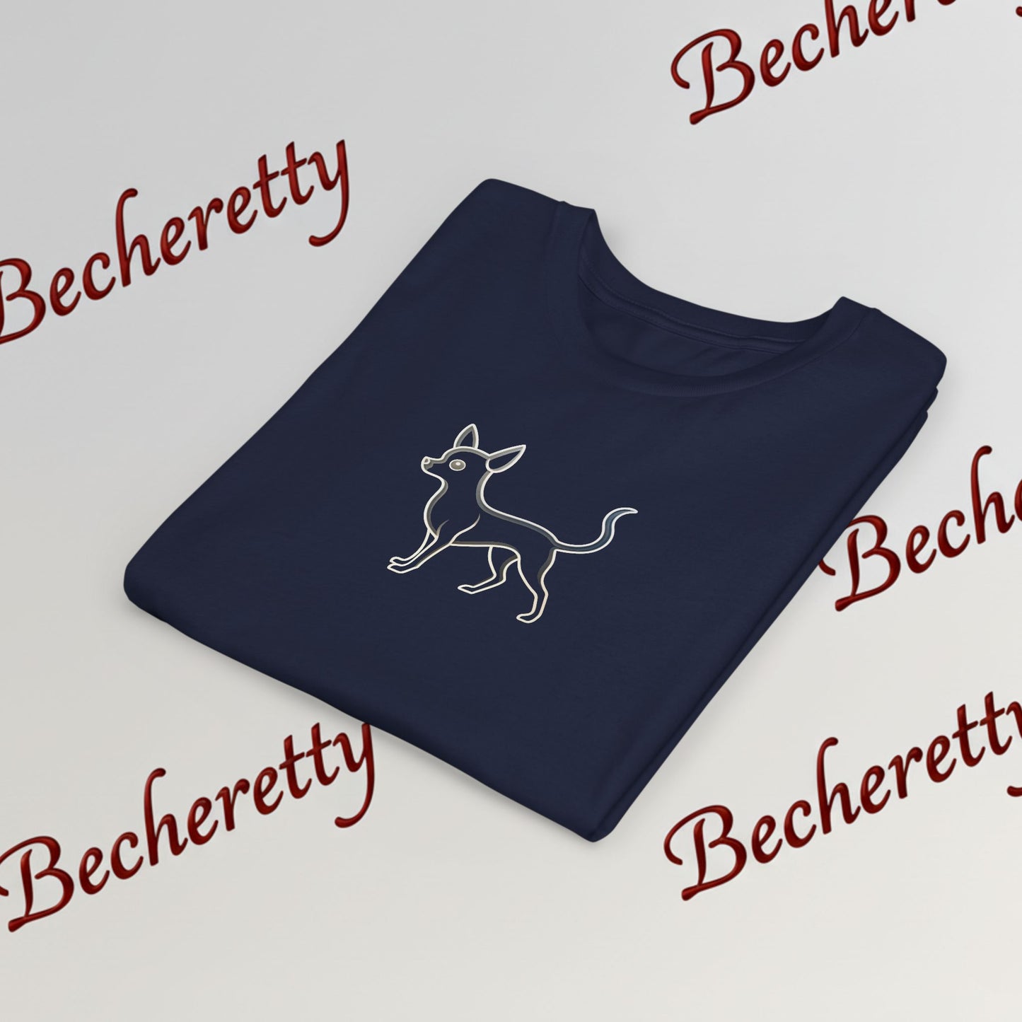 Youth T'Shirt - Graphic Chihuahua - Minimalist Art Becheretty