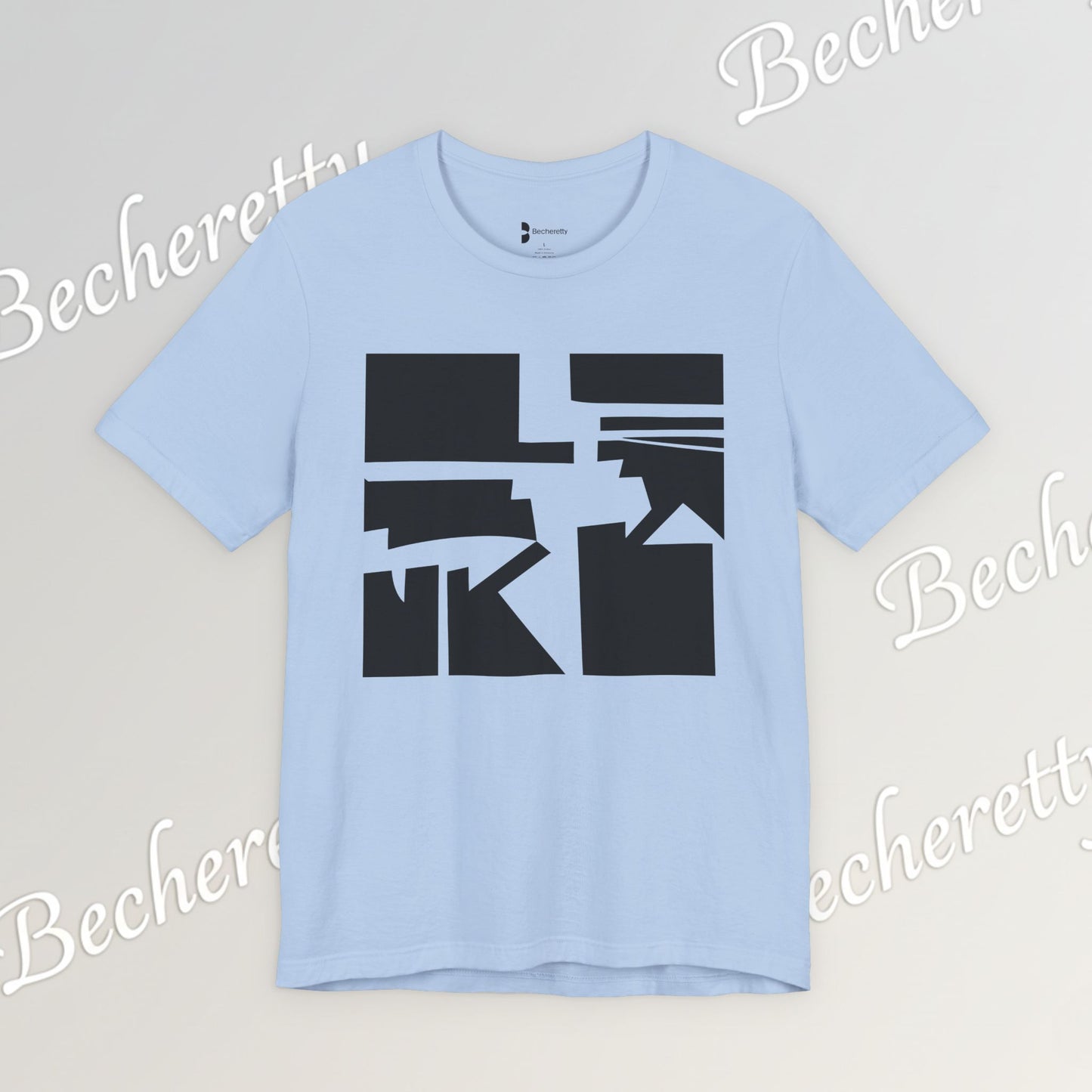 Abstract Graphic Art T-Shirt - Becheretty - Casual Wear - Gift for Art Lovers - Modern Artwork Apparel