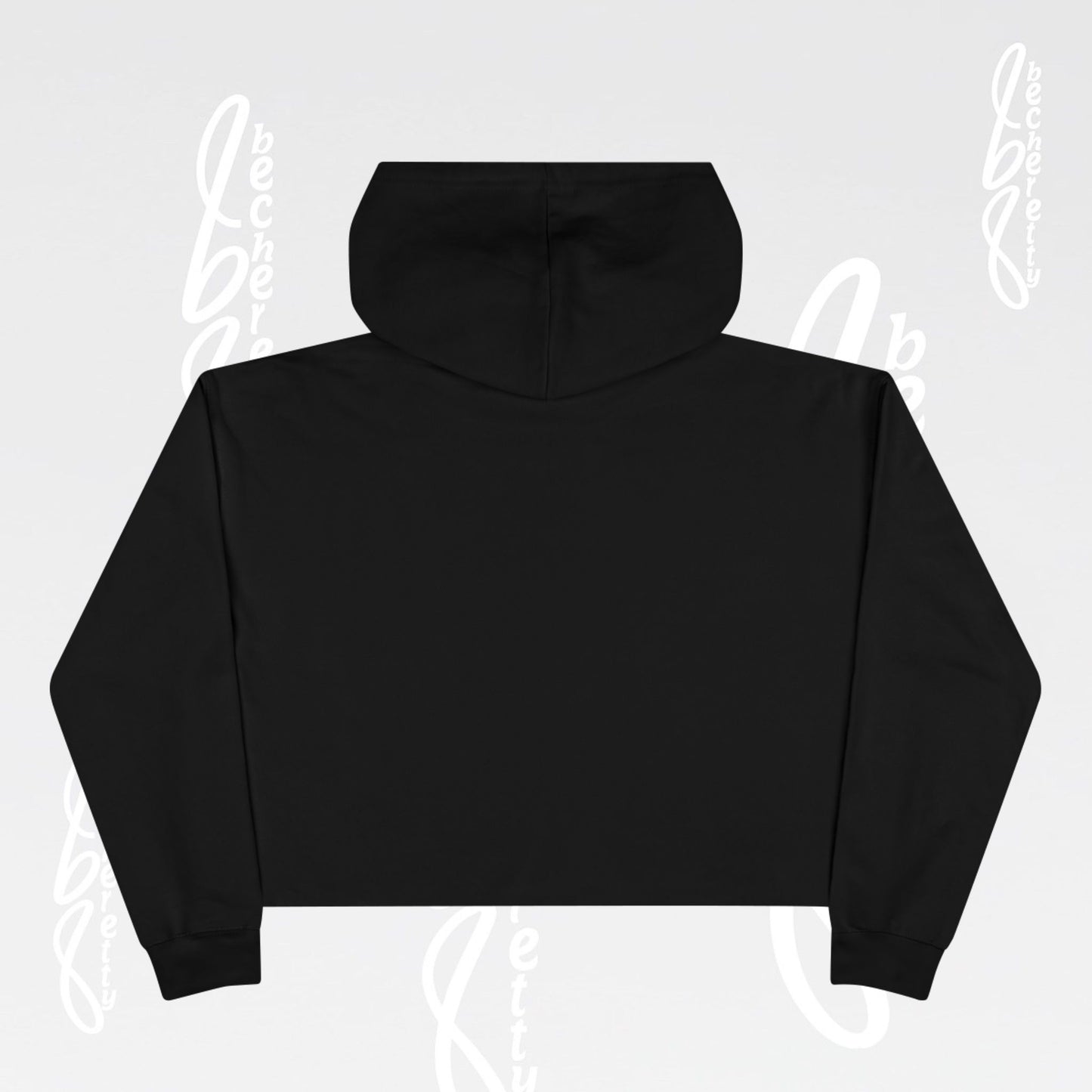 Graphic Crop Hoodie - Cute Cartoon Seagull - Becheretty - Minimal Beach Bird Graphic Sweatshirt