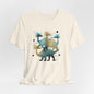 Abstract Balance "Dino"  Modern Graphic T-Shirt - Art Graphic Becheretty - Original abstract Illustration