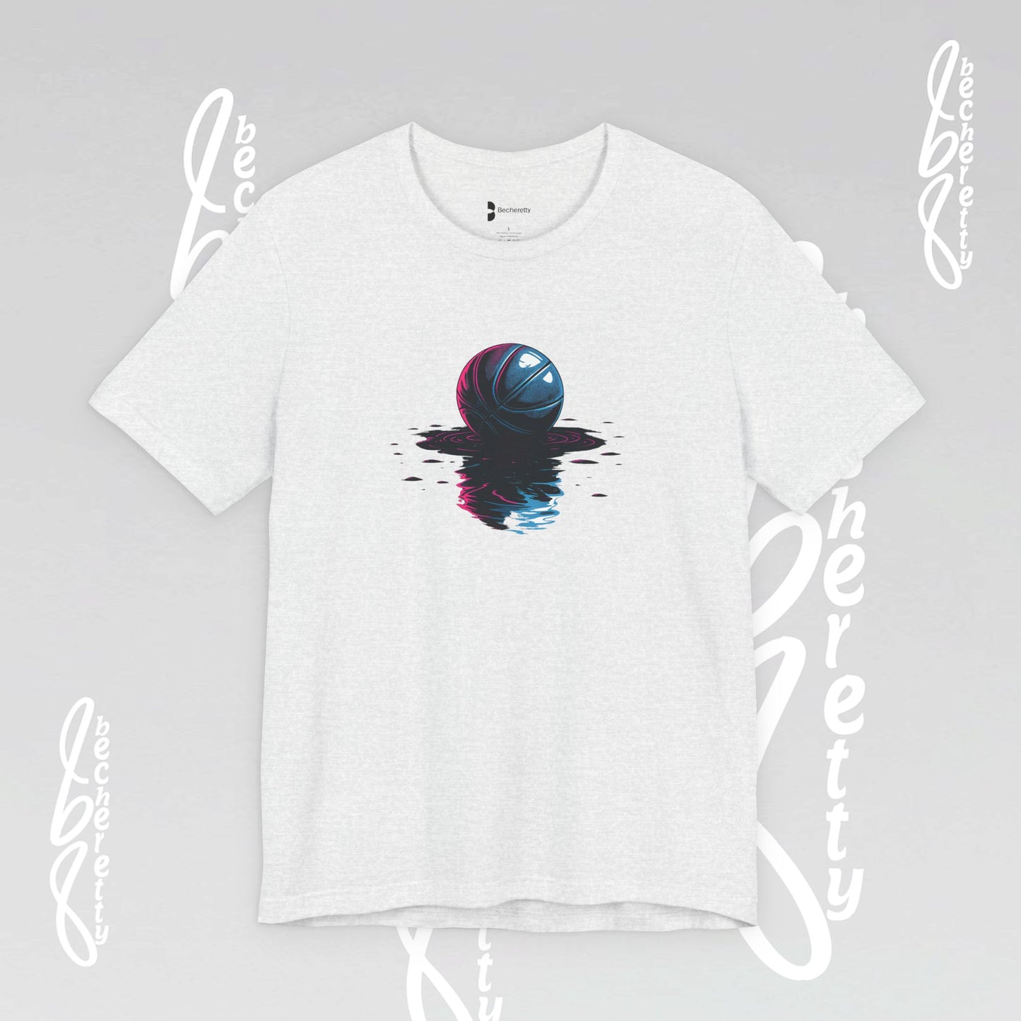 Basketball T-Shirt - Art Graphic Becheretty - Perfect gift for Basketball Lovers - Casual Wear