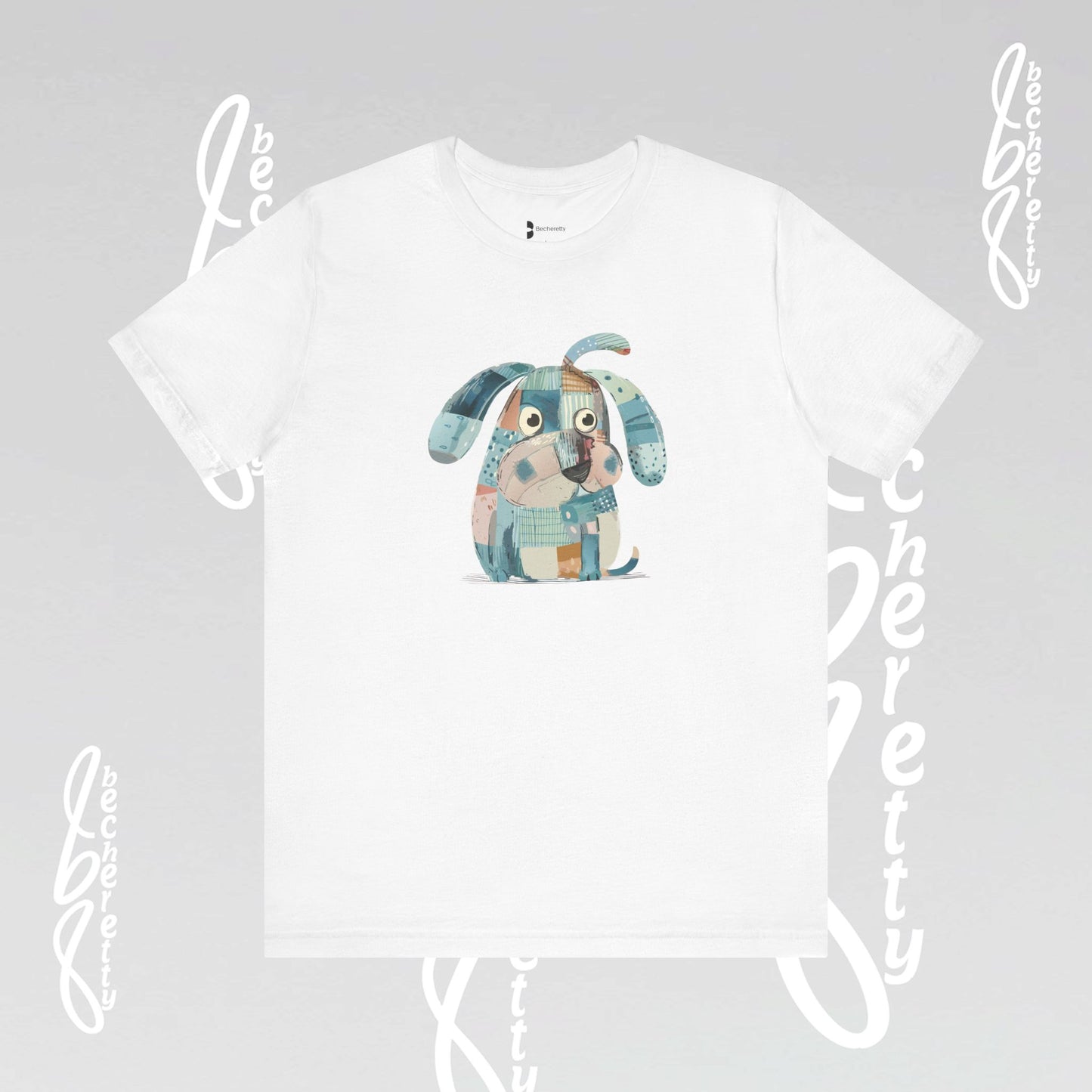 Dog Lovers Tee "Frenchie" Art Graphic Becheretty - Special gift for French Bulldog owners - Casual Wear