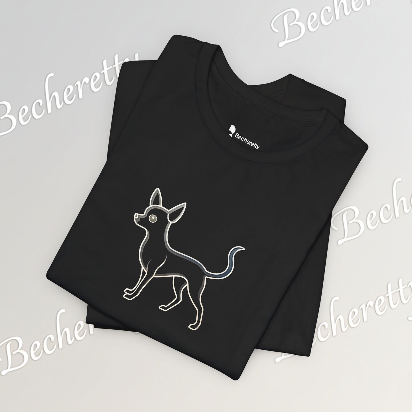 The Minimalist Muse: Chihuahua Line Art Tee Becheretty - "dog lovers"— less is often much more.