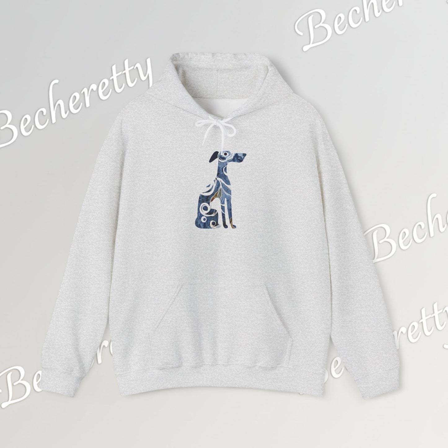 Artistic Dog Silhouette Hoodie - Graphic Becheretty - Perfect gift for dog lovers
