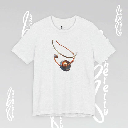 Artistic Graphic T-Shirt Becheretty - Stylish Necklace Design - Casual Wear, Gift for Art Lovers, Summer Fashion, Everyday Comfort