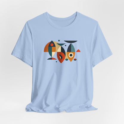 Abstract Harmony Tee Becheretty - Casual Wear, Gift for Friends, Everyday Comfort, Unique Artwork