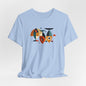 Abstract Harmony Tee Becheretty - Casual Wear, Gift for Friends, Everyday Comfort, Unique Artwork