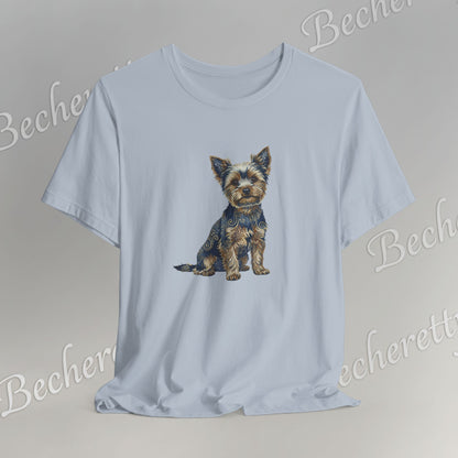 Yorkie T'Shirt - Art Graphic Becheretty - Perfect gift for Pets Lovers - Casual Wear