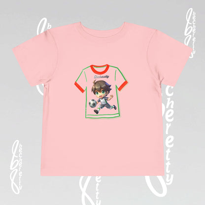 Toddler T-Shirt - Perfect for Soccer Lovers - Dynamic Graphic Becheretty - Stylish Kids Wear