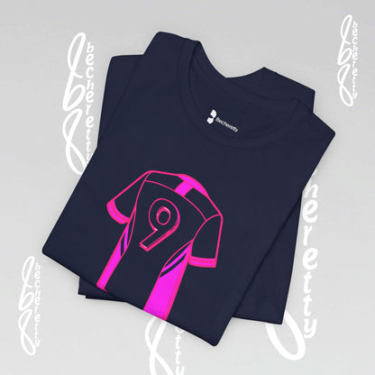 Soccer T-Shirt Number 9 - Unisex - Graphic Becheretty - Perfect Gift for Soccer Lovers - Casual Wear