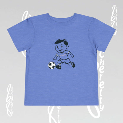 Toddler T'Shirt for Playful Days By Becheretty Design - Casual Toddler Wear - Soccer Lovers