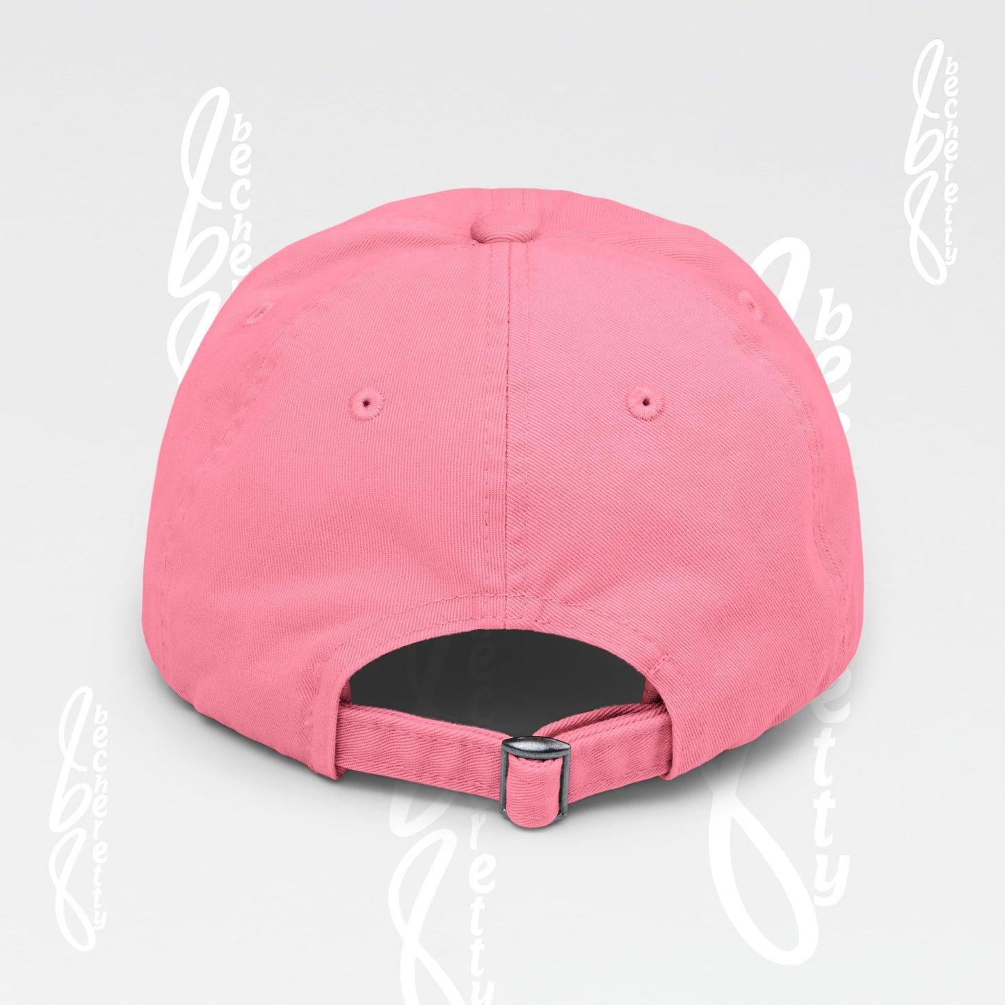 Smiley Watercolor Distressed Cap — Colorful Smile Face Dad Hat - Graphic Minimalist Becheretty