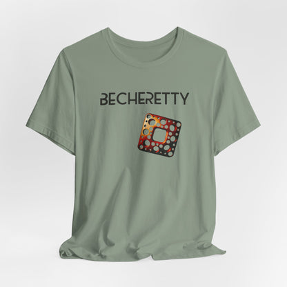 Modern Geometric Orbit Tee -  Graphic Art Becheretty - Elevate your everyday wardrobe with a fusion of contemporary art and minimalist style.