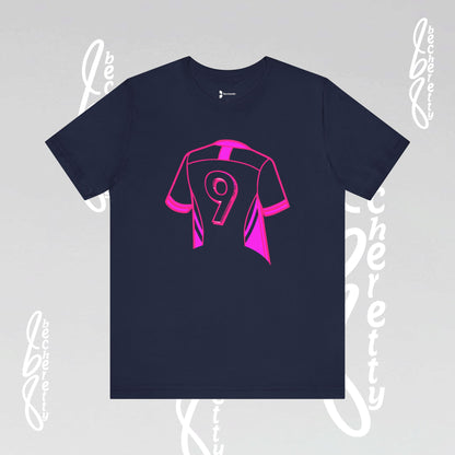 T-Shirt Number 9 - GOAL- Art Graphic Becheretty - Perfect Gift for Soccer Lovers - Casual Wear