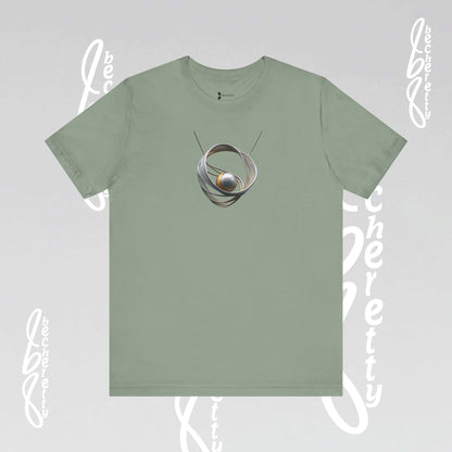 Modern Design "Necklace" Graphic T-Shirt Becheretty - Trendy Outfits, Casual Wear - Gift for Art Lovers - Unique Style