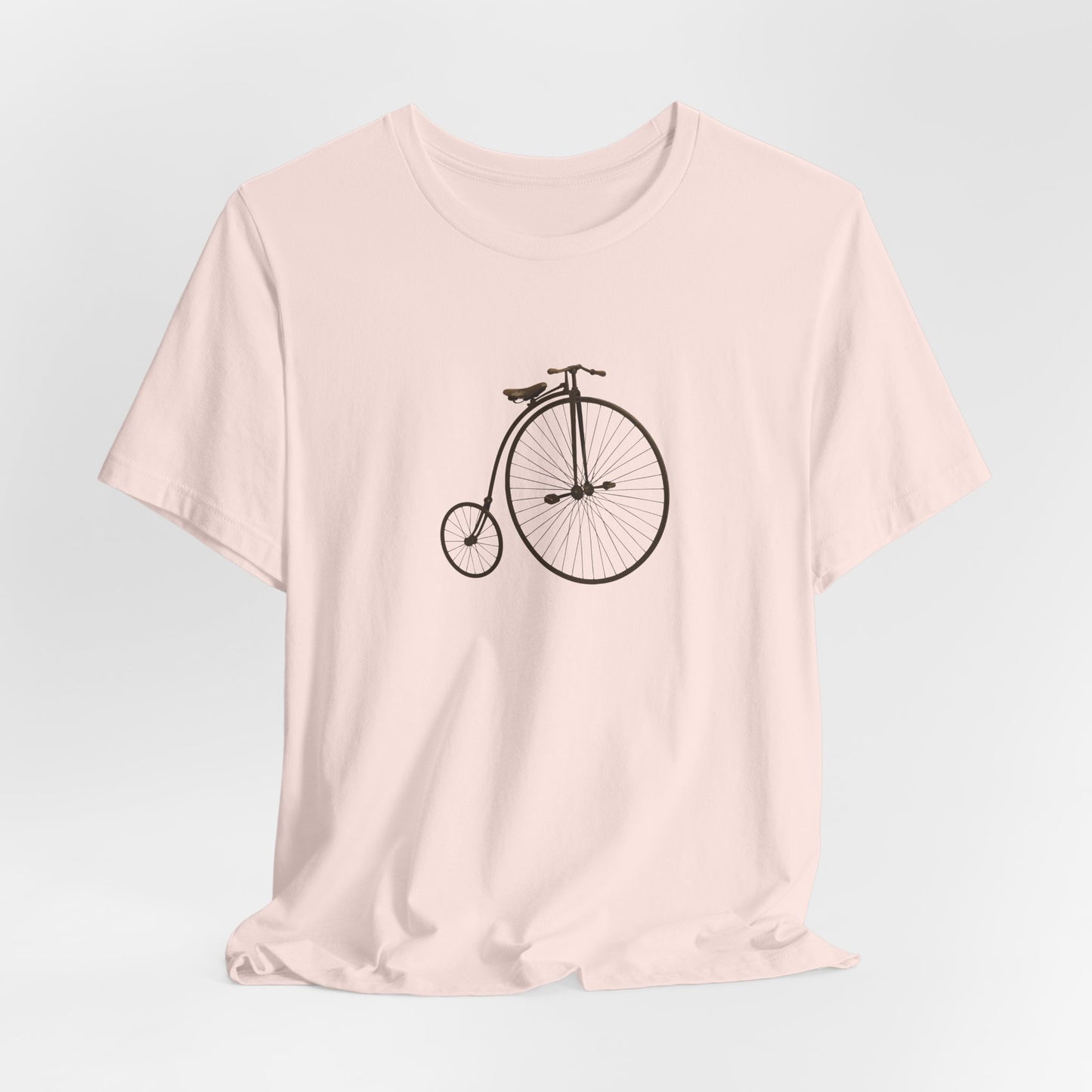 Penny-Farthing Vintage Bicycle Tee - Graphic Minimalist Tee Becheretty - Perfect T-Shirt for Cycling Enthusiasts, Casual wear