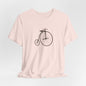 Penny-Farthing Vintage Bicycle Tee - Graphic Minimalist Tee Becheretty - Perfect T-Shirt for Cycling Enthusiasts, Casual wear
