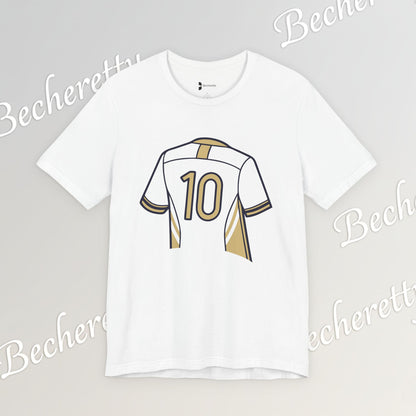 Soccer T-Shirt Number 10 - Art Minimalist Becheretty - Game Day - Casual wear - Perfect Gift for Soccer Lovers