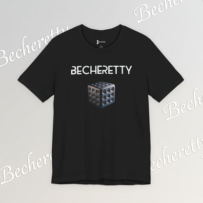 Becheretty Cube T-Shirt – Minimalist Geometric Graphic Art Expression - Casual wear - Gamers Gift