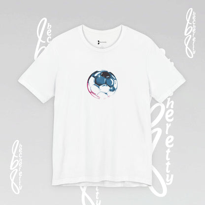 Artistic Soccer Ball T-Shirt - Becheretty Art Graphic - Active Lifestyle / Casual Wear