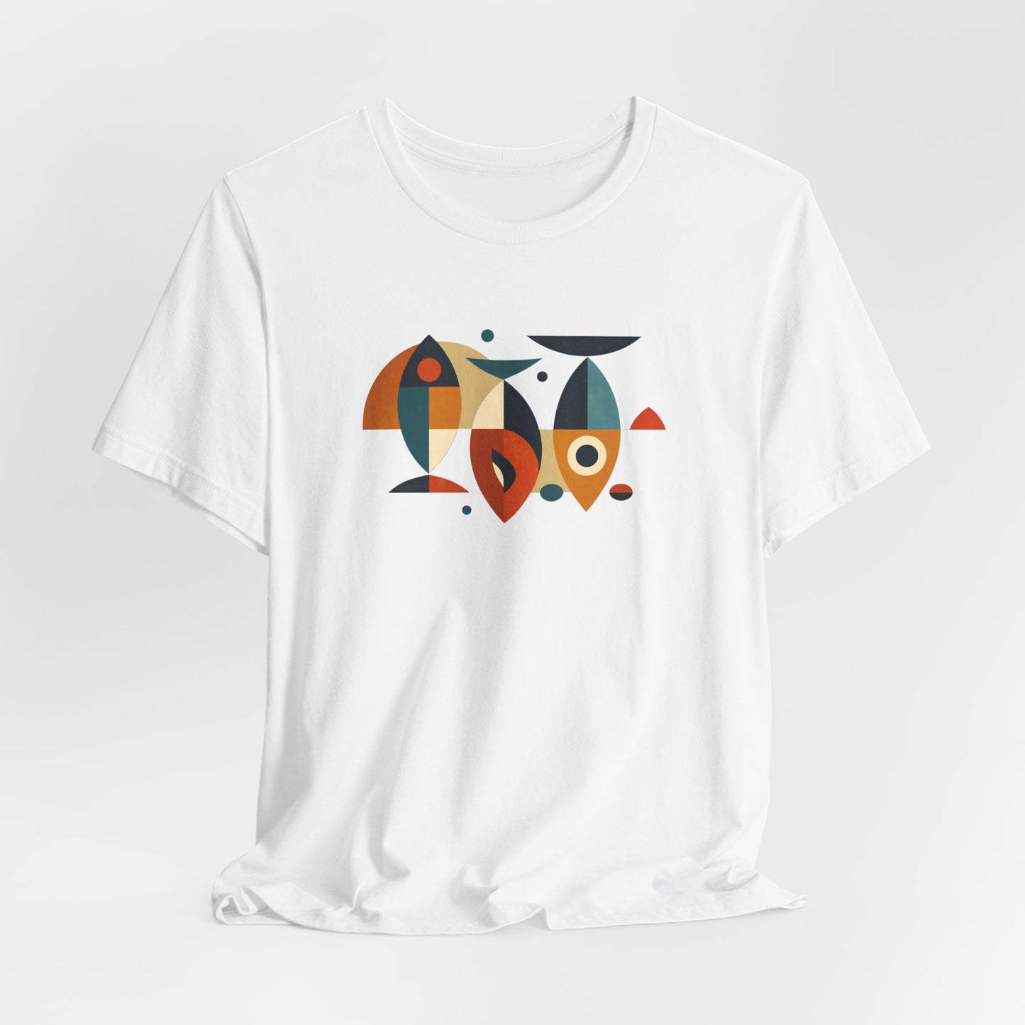 Abstract Harmony Tee Becheretty - Casual Wear, Gift for Friends, Everyday Comfort, Unique Artwork