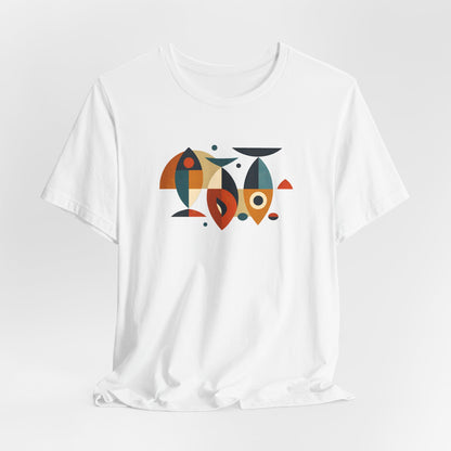 Abstract Harmony Tee Becheretty - Casual Wear, Gift for Friends, Everyday Comfort, Unique Artwork