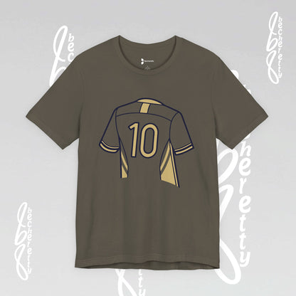 Soccer T-Shirt Number 10 Unisex - Graphic Becheretty - Game Day - Casual wear - Gift for Soccer Lovers