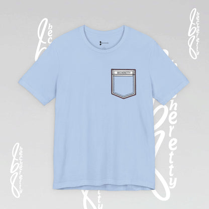 Becheretty Pocket - Minimalistic T-Shirt Desing - Unisex - Casual Wear
